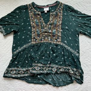 Knox Rose Flutter Short Sleeve Top